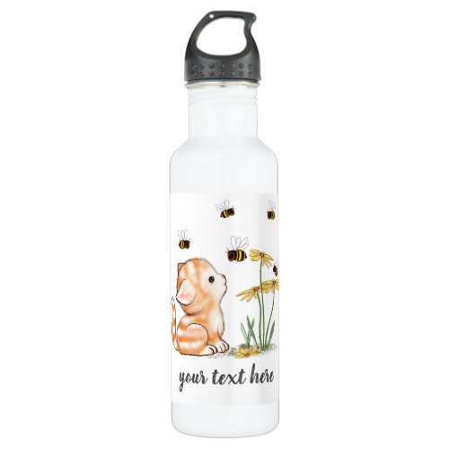 Cat Bottle Water