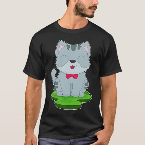 Cat Bow tie T_Shirt