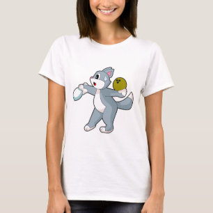 Cat Bowling Bowling ball Bowling pin T-Shirt
