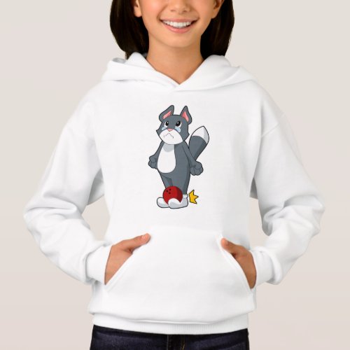 Cat Bowling Bowling ball Hoodie