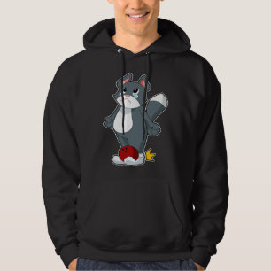 Cat Bowling Bowling ball Sports Hoodie