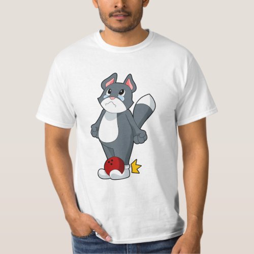 Cat Bowling Bowling ball T_Shirt