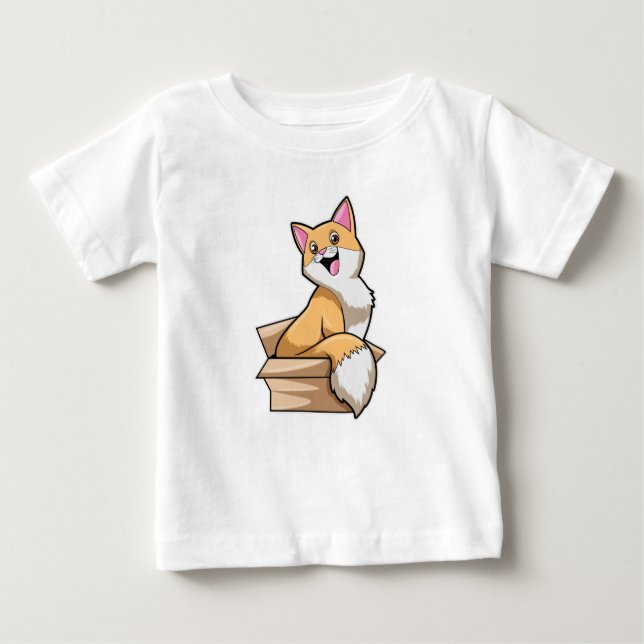 Cat Box Baby T-Shirt (Front)