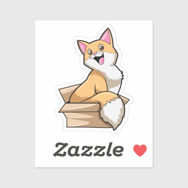 Cat Box Sticker (Sheet)