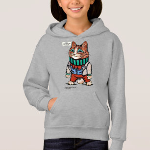 Cat boy, Louis Wain Hoodie