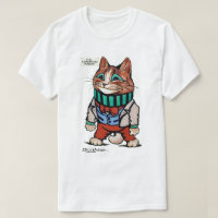 Cat boy, Louis Wain T-Shirt