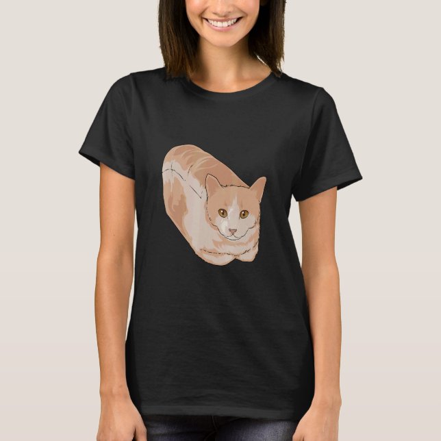 Cat Bread Funny Dank Meme Cats T-Shirt (Front)