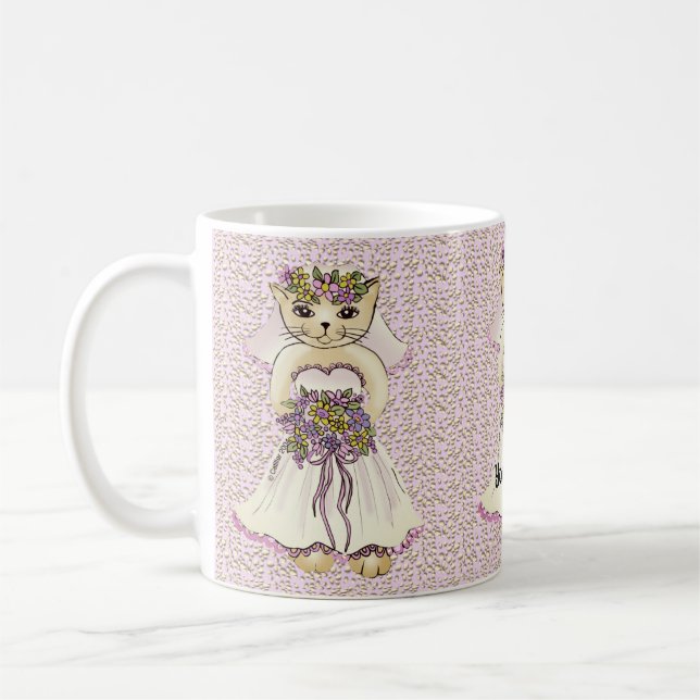 Cat Bride mug (Left)