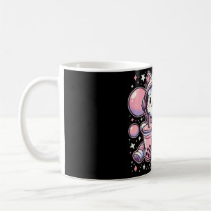 Cat Bubble Boba Tea In Space Astronaut Anime Coffee Mug