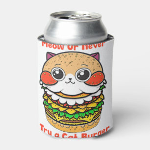 Cat Burger  Can Cooler