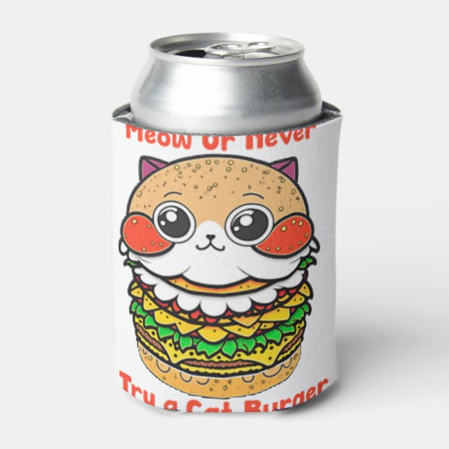 Cat Burger  Can Cooler (Can Front)