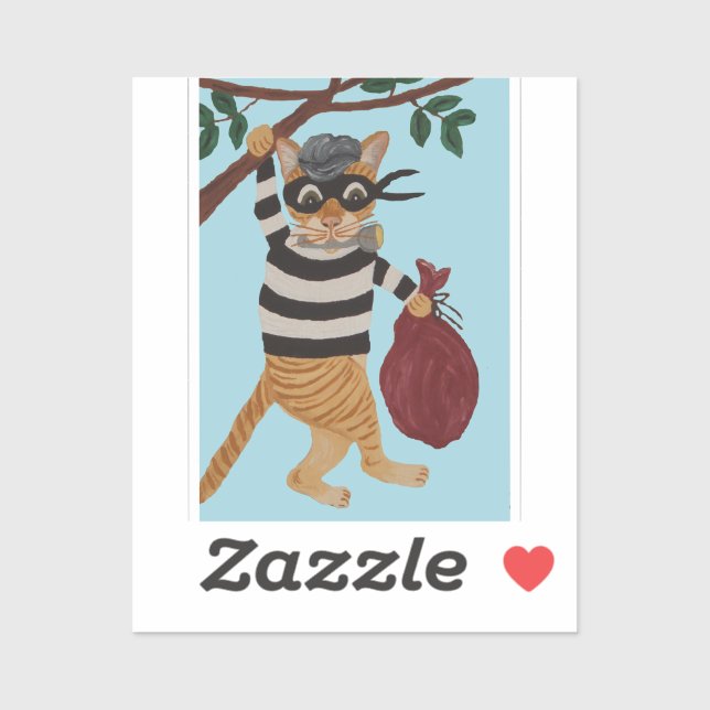 Cat Burglar Sticker (Sheet)