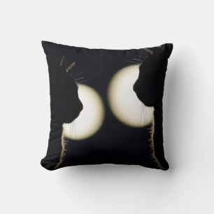 Cat Burglars Spotted Throw Pillow