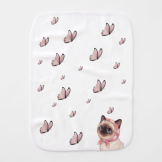 Cat Burp Cloth