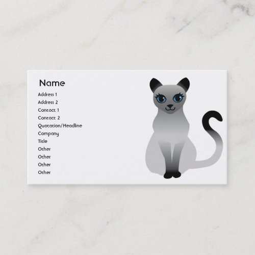 Cat - Business Business Card