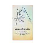 cat business card cat business card