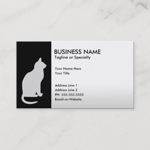 cat business cards