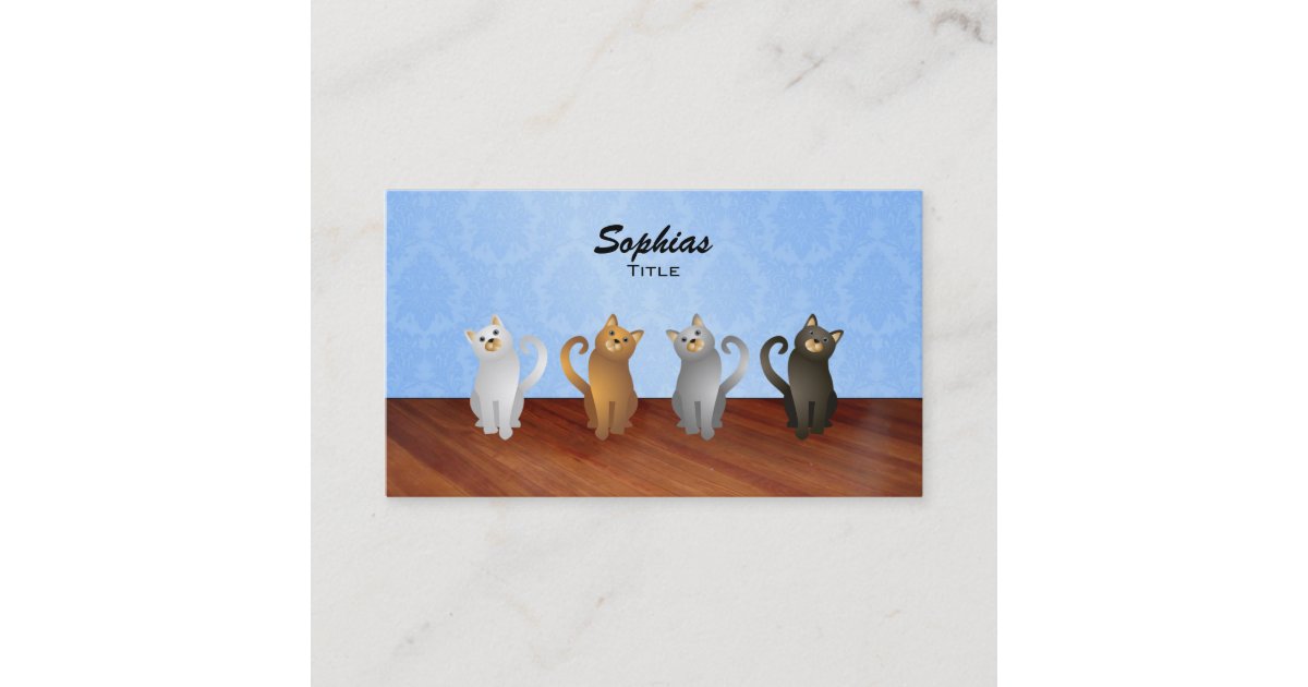 Cat Business Cards Zazzle