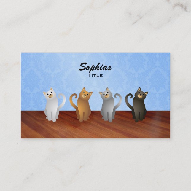 Cat Business Cards (Front)