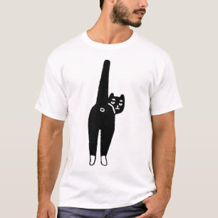 Cat Butt Drawn Kitty Bumhole Savage AF Tee Indie B