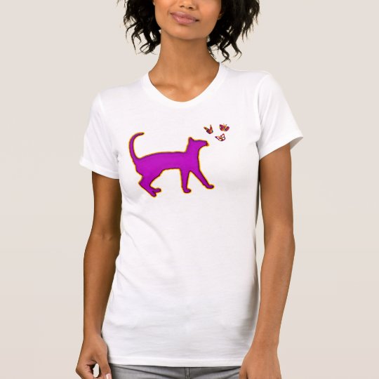 CAT & BUTTERFLIES T-Shirt