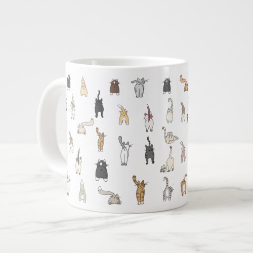 Cat Butts Crazy Cat Lady Kitten Butts Funny Cat Giant Coffee Mug