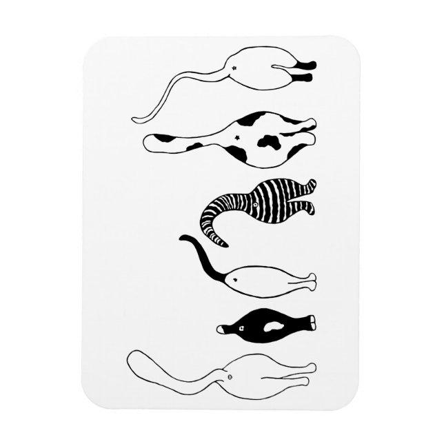 Cat Butts Magnet (Vertical)