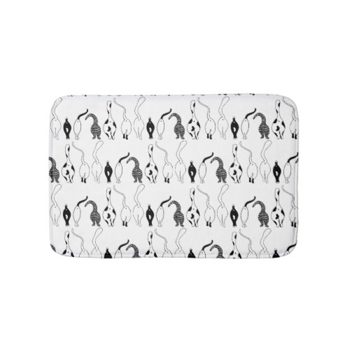 Cat Butts Pattern Bath Mat