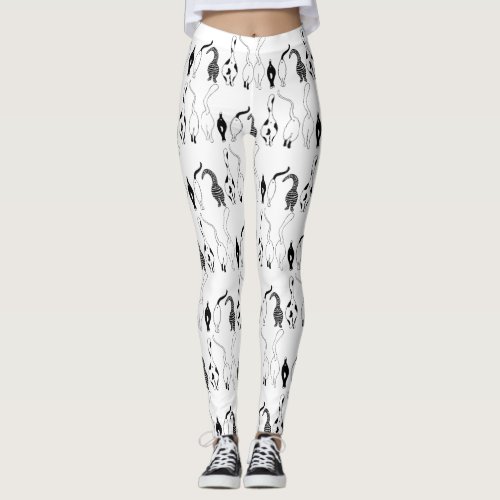 Cat Butts Pattern Leggings