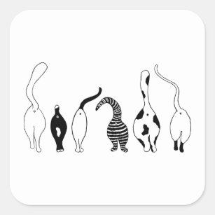 Simple Black Cat Sticker, HQ3, Black Cat, Cute, Adorable, Illustration, Kitty  Cat, Gift for Kids, Gift for Cat Lover, Kitten, Gift for Kids 
