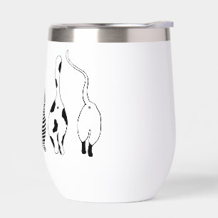 Cat Butts Thermal Wine Tumbler