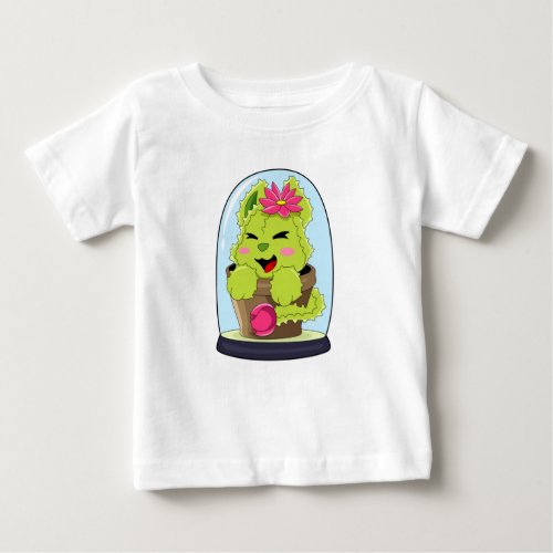 Cat Cactus Baby T_Shirt