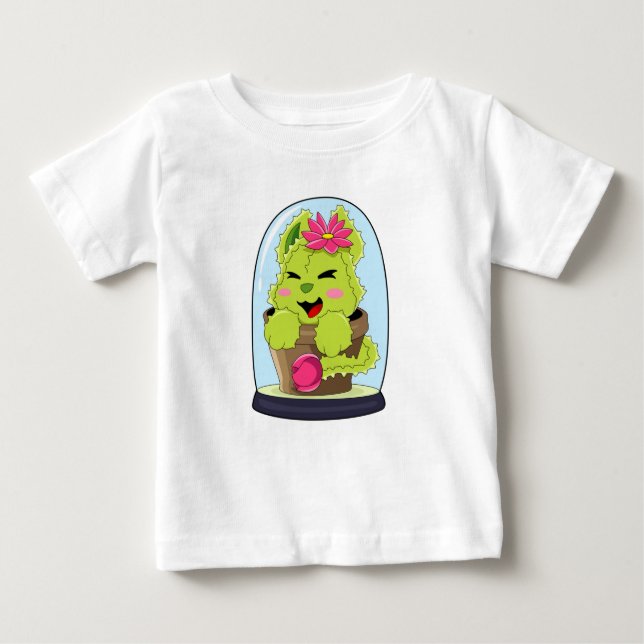 Cat Cactus Baby T-Shirt (Front)