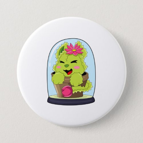 Cat Cactus Button