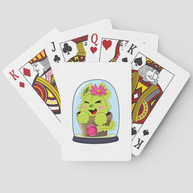 Cat Cactus Poker Cards (Back)