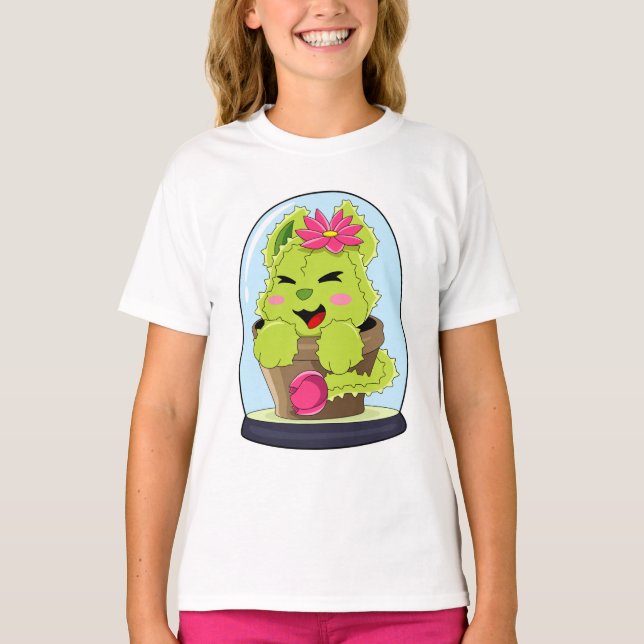 Cat Cactus T-Shirt (Front)