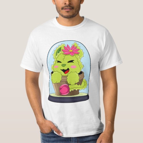 Cat Cactus T_Shirt