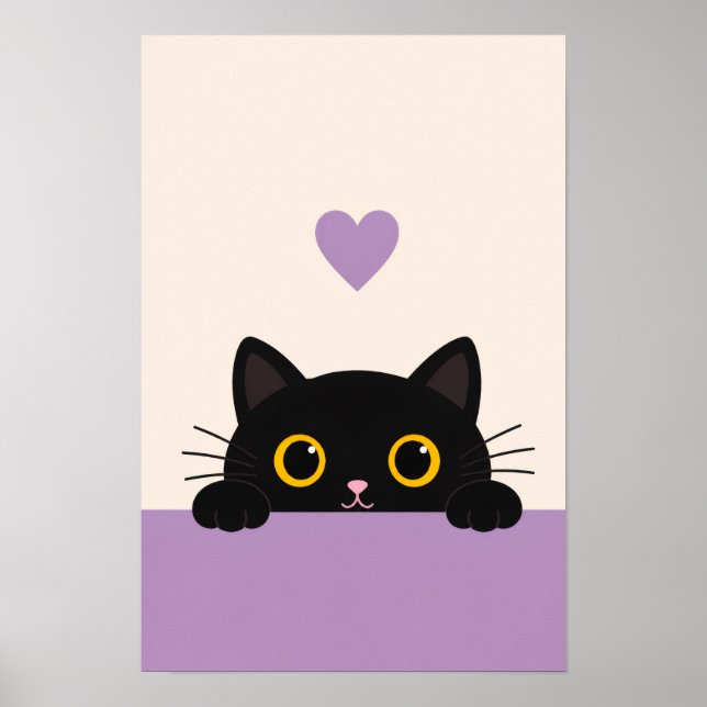 Cat Cafe Wall Poster (Front)
