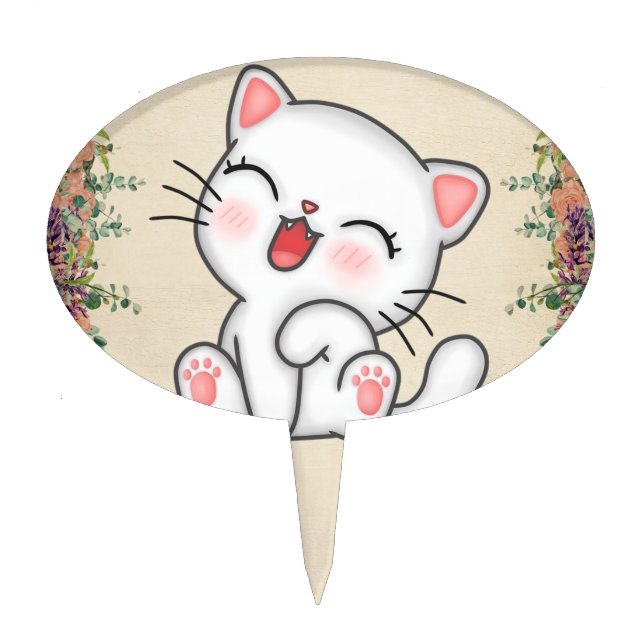 Cat Cake Topper (Front)