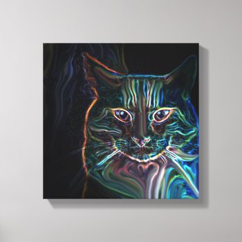 Cat Canvas Print by FXtions at Zazzle