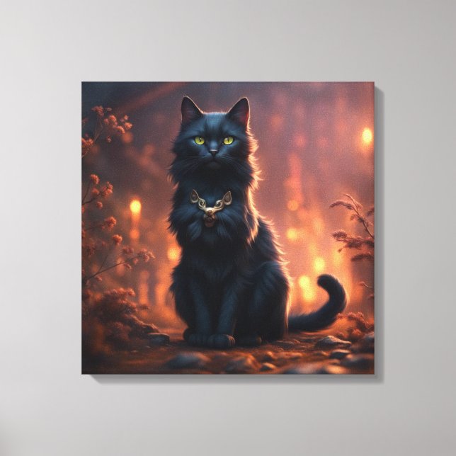 Cat Canvas Print (Front)