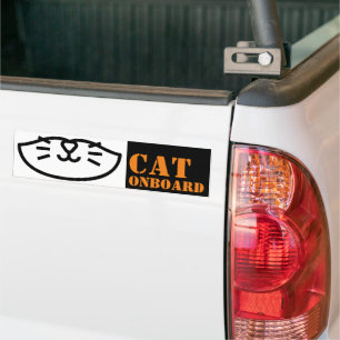 cat car sticker