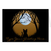 Cat Cards Custom Cat Lover Cards Personalize (Front Horizontal)