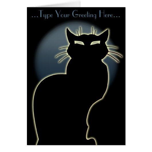 Cat Cards Custom Cat Lover Cards Personalize (Front)