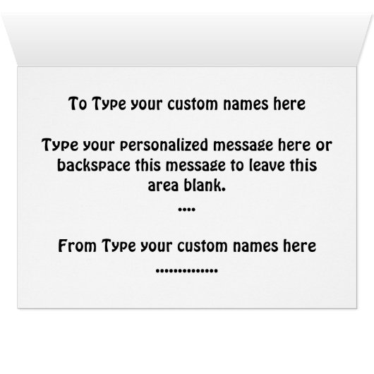 Cat Cards Custom Cat Lover Cards Personalize (Inside Horizontal (Bottom))