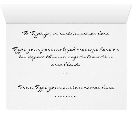 Cat Cards Custom Cat Lover Cards Personalize (Inside Horizontal (Bottom))