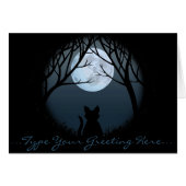 Cat Cards Custom Cat Lover Cards Personalize (Front Horizontal)