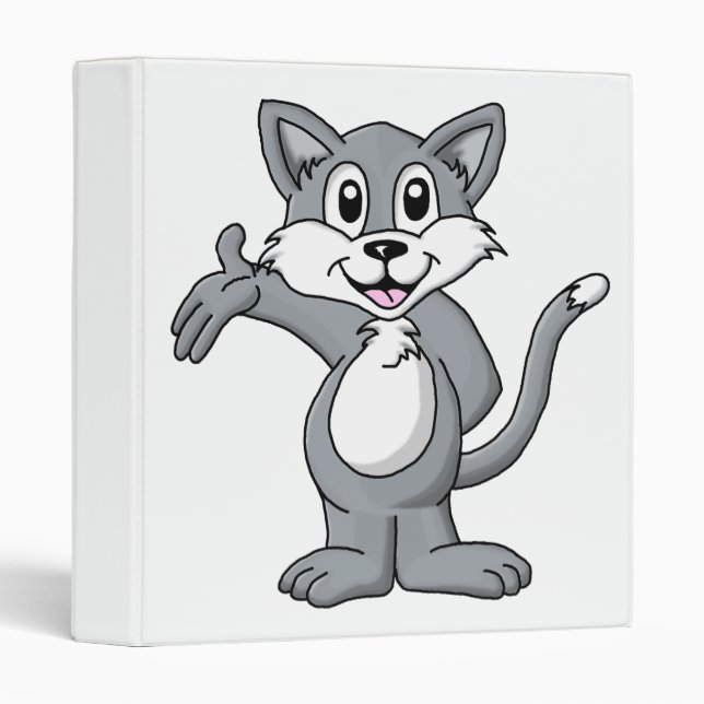 Cat Cartoon Binder (Front/Spine)