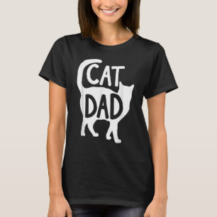 Cat  Cat Dad Kitten Father's Day For Daddy T-Shirt