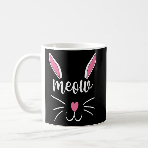 Cat  Cat Face Easter Day Bunny Rabbit Ears 2  Coffee Mug